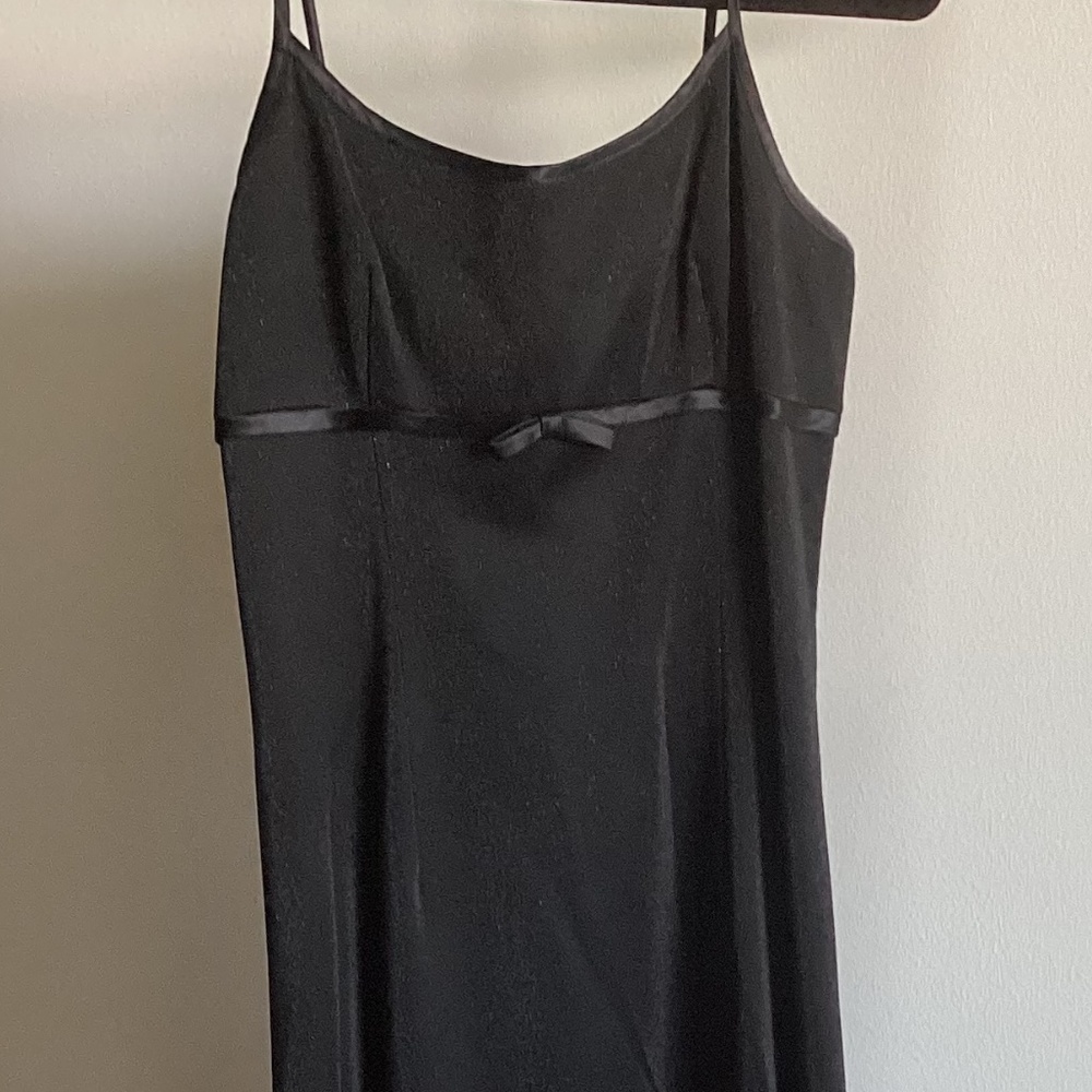 Beautiful black gown with subtle glimmer
